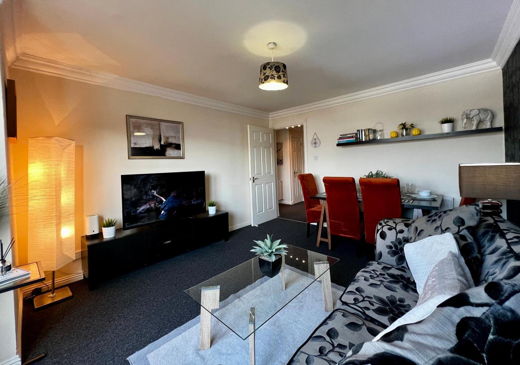 Apartamento Stylish Modern Flat With Juliet Balcony & Parking Glasgow Exterior foto